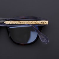 Gafas Ópticas de Acetato de Diseño Retro de Lujo con Bordes Biselados, Monturas de Acetato de Alta Calidad