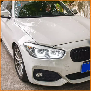 Para <span class=keywords><strong>BMW</strong></span> <span class=keywords><strong>Serie</strong></span> <span class=keywords><strong>1</strong></span> F20 F21 2015-2018, Actualización Facelift al Estilo M3 Competition 2023, Conjunto de Faros Delanteros Bi-LED Hexagonales con DRL - Product Image 4