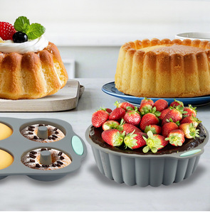 <span class=keywords><strong>Moule</strong></span> à gâteau en silicone professionnel résistant aux hautes températures, antiadhésif, simple, pour la cuisson à domicile - Product Image 6
