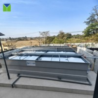 Usine de traitement des eaux usées conteneurisée Laos Real Project 400m3/jour pour le traitement des eaux usées domestiques