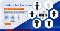 Clips d'expansion universels en plastique pour Hyundai Kia, attaches de fixation pour pare-chocs, doublures de garde-boue et coffre de voiture