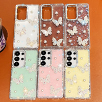 Coque de téléphone de luxe antichoc et étincelante en gros pour Samsung Galaxy S26 S25 Ultra S24 S23 Plus, Housse de protection A18 A27 A37 A57