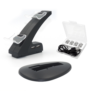 Estação de carregamento com suporte para carregador duplo <span class=keywords><strong>PS4</strong></span>/Slim/Pro, controlador de carregador, estação de acoplamento de carregamento - Product Image 1