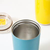 Gobelet isotherme en acier inoxydable de 11 oz, à double paroi, isolé sous vide, tasse à café réutilisable, mug de voyage pour boissons chaudes et froides