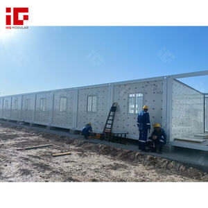 Fournisseur d'usine Maison de conteneur portable Bureau Construction modulaire Chantier préfabriqué Maison de dortoir temporaire avec toilettes - Product Image 6