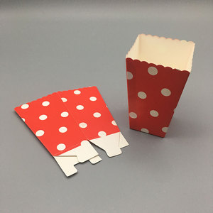 Fashionable Portable And Biode Gradable Paper Reusable Plastic Popcorn Tubs Box