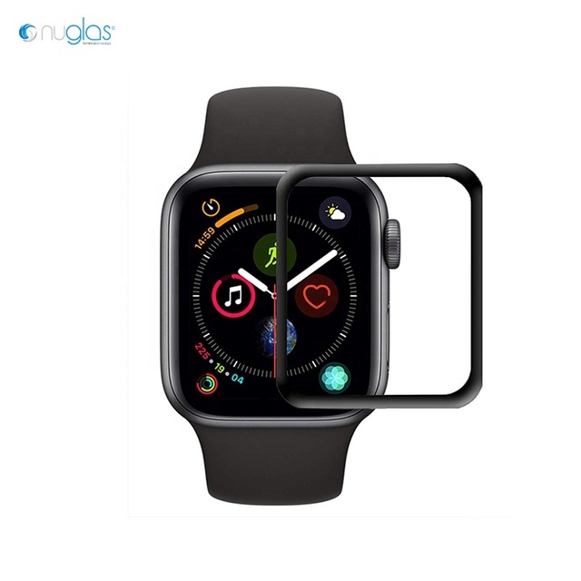 For Nuglas 9H Hardness Tempered Glass Screen Protector for Apple iWatch 7 41/45mm Compatible with Smart Mobile Phones