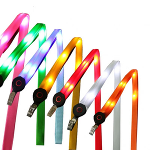 Cordón Multifuncional de Moda con Luces LED, Cordón Luminoso de Halloween con Impresión de Logotipo LED, Cordón de Lujo con Luces LED, Correa para el Cuello con Luces LED - Product Image 5