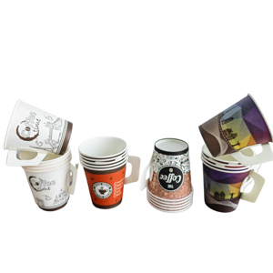 Gobelets à café jetables en papier kraft à paroi simple, écologiques et durables, avec logo personnalisé, 8/10/12/16/20 oz, pour boissons chaudes - Product Image 1