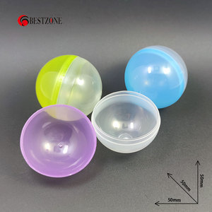 2英寸或50毫米或5厘米半透明半纯色自动售货机玩具塑料PP胶囊 - Product Image 4