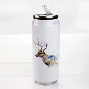 2023 Hot sale cola cans personalized printing 304 grade double wall stainless steel sport water bottle sublimation blank