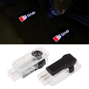 Projecteur de logo LED pour porte de <span class=keywords><strong>voiture</strong></span> pour Audi, lumières de bienvenue fantôme, <span class=keywords><strong>symbole</strong></span> emblème, lumières de courtoisie pour marchepied - Product Image 2