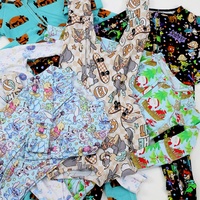 Combinaison pour filles Kerui prête à être expédiée, pyjamas en bambou, fabricant de vêtements pour enfants, combinaison pour bébé personnalisée, boîte mystère/boîte surprise pour enfants