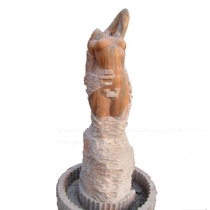 Fuente de agua con escultura de mármol para mujer, fuente de agua femenina - Product Image 1
