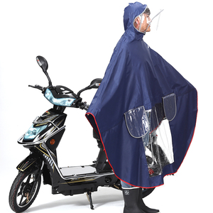 공장 제작 하이 퀄리티 냄새 차단 레인 판초 방수 비옷 야외 싱글 전자 자전거 - Product Image 4