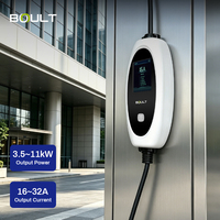 Chargeur EV portable V2L 7/3,5 kW, charge et décharge bidirectionnelle, batterie de secours