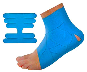 Pre-cắt co giãn đàn hồi Băng điều trị cho phòng tập thể dục và chạy không thấm nước <span class=keywords><strong>Physio</strong></span> Hỗ trợ băng cho mắt cá chân và cổ tay Pain Relief - Product Image 1