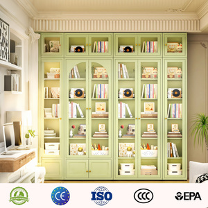 Custom Color Vertical Cold Rolled Steel Modern Living Room <strong>Entry</strong> <strong>Bookshelf</strong> Adjustable Shelves Eco-Friendly Anti-corrosion Narrow - Product Image 3