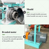 Ligne de plantes de luzerne de 2 tonnes Extrudeuse de paille de foin de son de blé Moulin à biomasse de bois Machine de fabrication de granulés de carburant à vendre Canada