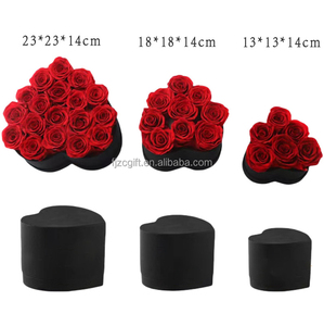 OEM Bán Buôn Hình Trái Tim Nhỏ Vòng Rose Hộp Vĩnh Cửu Bất Tử Bảo Quản Hoa Hồng Valentine Của Giáng Sinh Của Mẹ Ngày Bộ Quà Tặng - Product Image 4