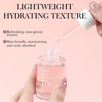 Sérum Visage Anti-Âge Éclaircissant et Hydratant à la Niacinamide Bio 70% Pêche, Étiquette Personnalisée, avec Action Anti-Acné et Atténuation des Taches