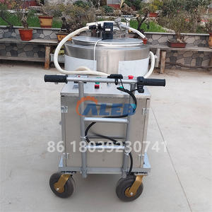 Machine d'alimentation entièrement automatique pour élevages bovins, avec réservoir en acier inoxydable, remorque d'allaitement pour veaux pour ferme laitière - Product Image 5