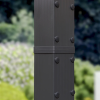 Pergola moderne en aluminium 3x4m avec auvent coulissant, abri de jardin extérieur imperméable, parasol pour terrasse et patio