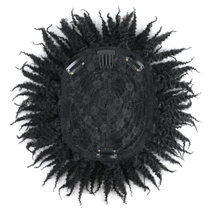 Extensiones de Cabello Rizado <span class=keywords><strong>para</strong></span> Mujeres y Hombres con Cabello Fino, Extensiones de Cabello Cortas con Clip, Cola de Caballo - Product Image 2