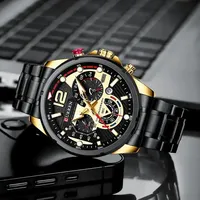 Jam Tangan Pria Mewah CURREN 8395 Kalender Fashion Tali Baja Anti Karat Sport Quartz untuk Reloj Jam Tangan Pria Erkek Saat
