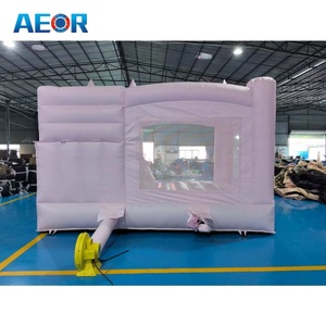 Château <span class=keywords><strong>gonflable</strong></span> pour fête de mariage avec souffleur, château <span class=keywords><strong>gonflable</strong></span> <span class=keywords><strong>rose</strong></span> pour enfants et adultes - Product Image 2