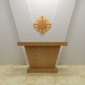 Tabernáculo de <span class=keywords><strong>Iglesia</strong></span> Sagrada Tallado a Mano en Madera con Patrones Delicados, Mobiliario Religioso para el Altar - Product Image 2