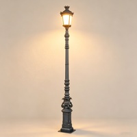 Lampes LED d'extérieur personnalisées, électriques, AC, IP65, 30W, avec capteur de lumière, pour hôtels, parcs, jardins, en aluminium moulé sous pression