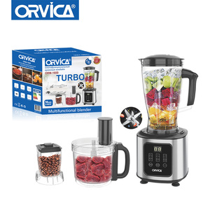 ORVICA Paslanmaz Çelik Elektrikli Mikser 9'u 1 Arada <span class=keywords><strong>Blender</strong></span> Smoothie Mikseri Meyve Sıkacağı Mikser Smoothie <span class=keywords><strong>Blender</strong></span> Makinesi ORM-1600 - Product Image 1