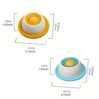 Nouvelle plaque de distribution lente pour animaux de compagnie, jouet bol distributeur de nourriture humide et friandises, boule à lécher pour le nettoyage buccal, adapté aux chats et chiens