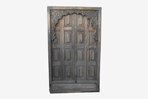 Artisanat Haswani, fenêtre Jharokha en bois sculptée à la main, design royal vintage - Product Image 3