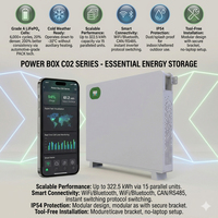 Batterie de stockage d'énergie solaire domestique LiFePO4 21KWH ultra-mince et légère, hybride à grille divisée, murale, pour une utilisation facilitée