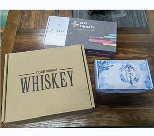 Kemasan hadiah kardus produk pakaian kotak Mailer karton kertas Kraft pengiriman merek Premium kustom ramah lingkungan - Product Image 3