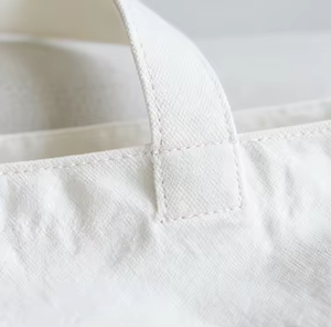 Bolsa de Mano de Lona de Algodón Grueso de Alta Calidad, Bolsa de Mano en Blanco con Impresión Publicitaria para Compras - Product Image 2