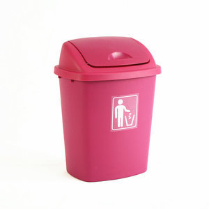 Poubelle extérieure en plastique épaissi avec couvercle à charnière, grande taille 30L, idéale pour un usage domestique, fournie directement par le fabricant. - Product Image 3