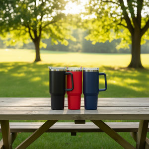 HZX Contemporary Stainless Steel Tumbler 40 Oz <b>Double</b> <b>Wall</b> Vacuum Insulated Lid Dishwasher Safe Outdoor Office Gift Hiking - Product Image 2