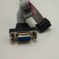 Cable de puerto serie DB-9 hembra a 10 pin IDC hembra 36 pulgadas