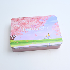 Custom Printed Rounded Rectangle Recyclable Tin Containers Eco-Friendly Metal Storage Tin for Hand Cream Cosmetic Skincare Gift - Product Image 5