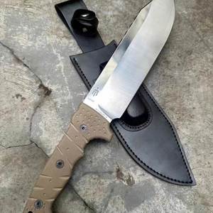 Cuchillo Táctico para Exteriores ML M8 Versión Europea con Hoja de Acero Inoxidable y Mango G10, Funda Incluida, Personalizable DIY OEM - Product Image 4