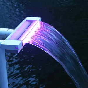 Acrylic nước lưỡi dẫn nước Rèm hồ bơi thác nước đồ trang trí