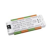 Contrôleur d'éclairage d'escalier LED 12V 24V à 32 étapes avec capteur de mouvement PIR, pour éclairage de marche séquentiel et dynamique