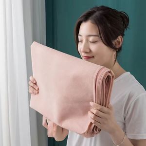 Wholesale <b>Heavy</b> Duty Large Size Quilt <b>Blanket</b> Storage Bag Wardrobe Clothes Dust Proof Fabric with Sewing Technics - Product Image 4