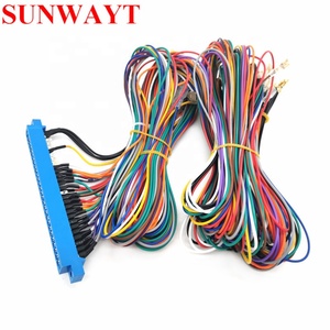 28Pin Blue Jamma Khai Thác <span class=keywords><strong>Arcade</strong></span> Trò Chơi Cocktail Dây Nút Điều Khiển Jamma Trò Chơi Dây Khai Thác - Product Image 2