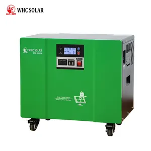 Generador de Banco de energía solar potable 1KW 2KW 3KW 5KW Generación de energía solar con batería Lifepo4