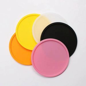 Factory Hot Selling Customation Soft Silicone Round Rubber <b>Coaster</b> for <b>Beer</b> Water Cup - Product Image 6