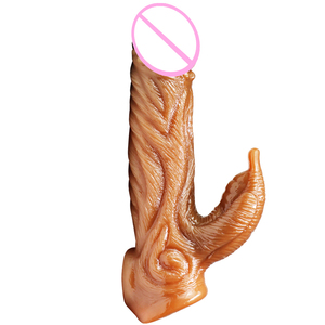 Lingxiao Soft TPE Male Dildo High-Intensity Adult Sex Products Clitoris Simulation Toy Sets for Male and Female Use - Product Image 5